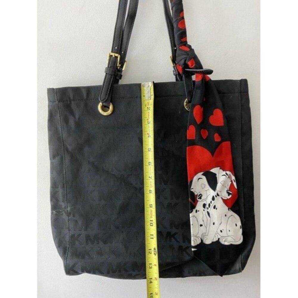 michael kors w customized w tie sash black red tot - Picture 2 of 9